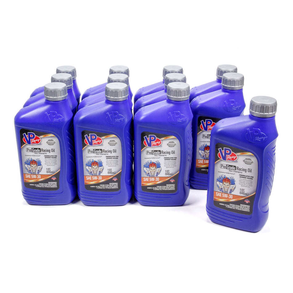 VP Racing Professional Grade Full Synthetic Racing Oil - 5W30 - 1 Quart (Case of 12)