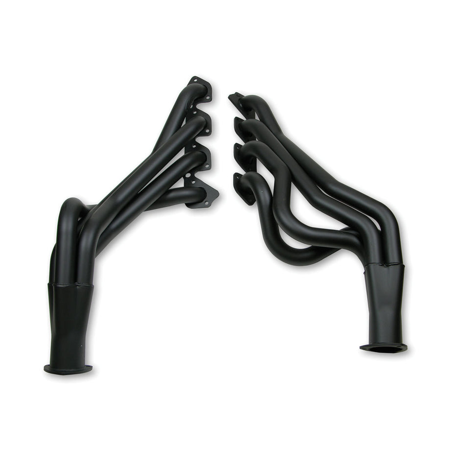 Hooker Competition Headers - 1.75 in Primary - 3 in Collector - Black Paint - Ford Cleveland / Modified - Ford Midsize Car 1970-73 / Mustang 1971-73 - Pair