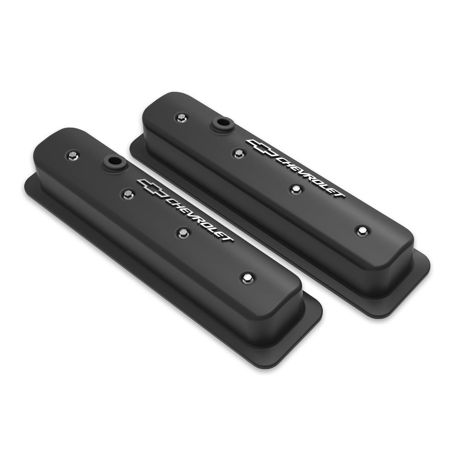 Holley GM Muscle Series Stock Height Valve Cover - Baffled