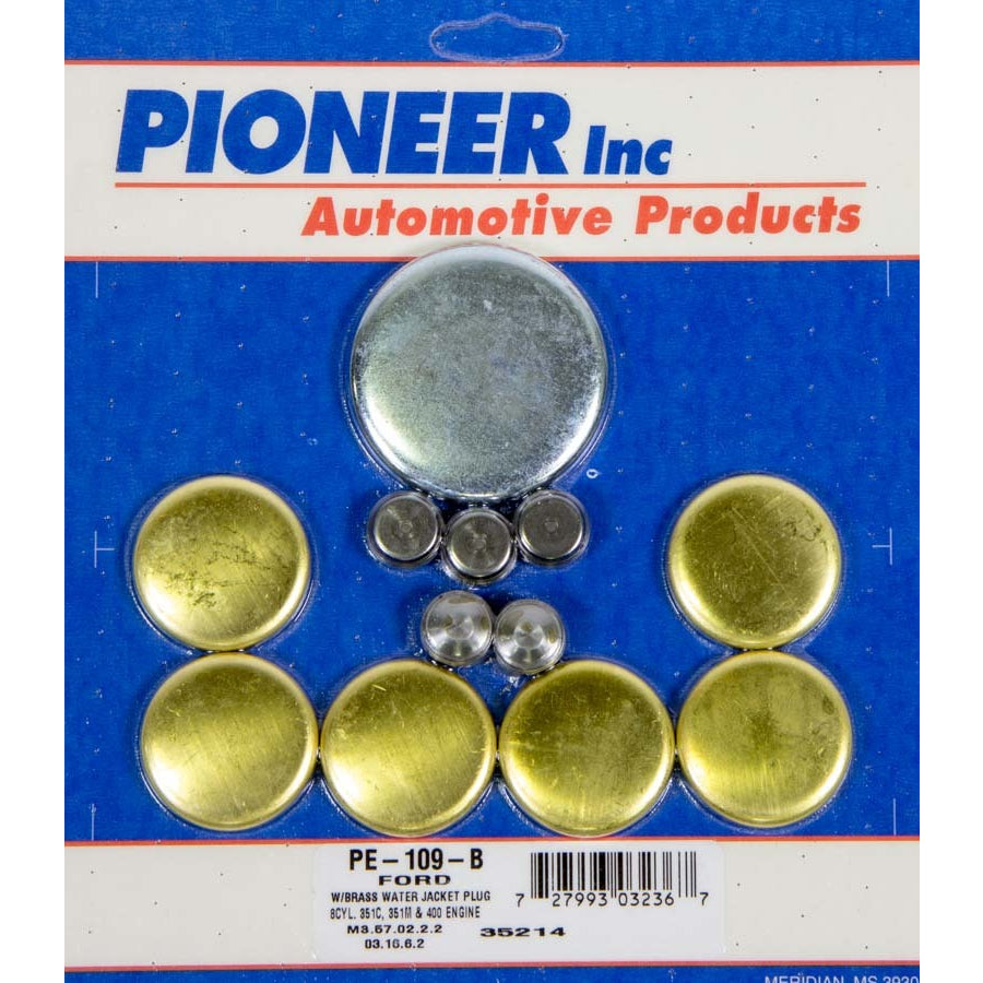 Pioneer 400 Ford Freeze Plug Kit - Brass