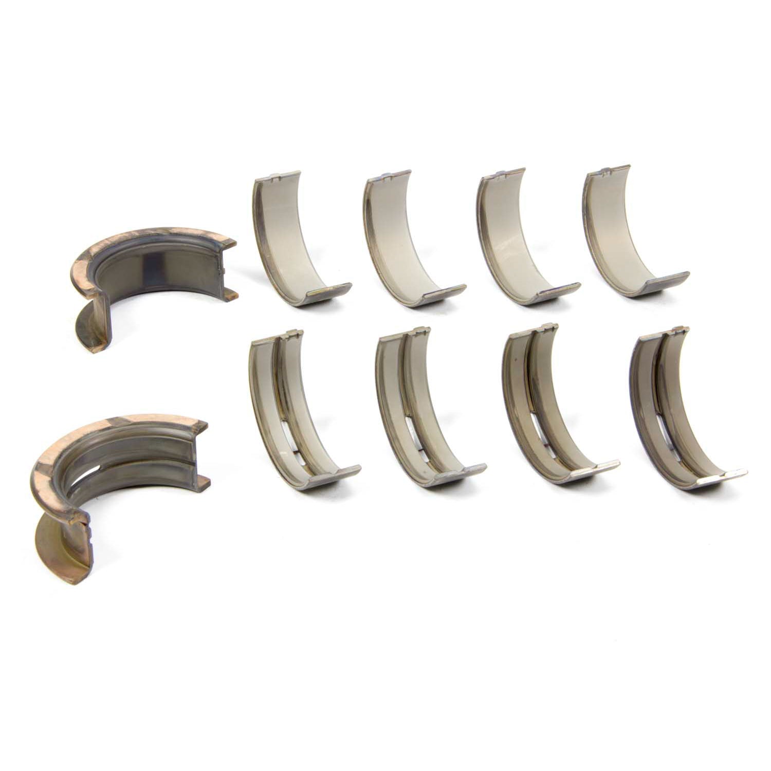 Clevite H-Series Main Bearings - 1/2 Groove - .001" Size - Tri Metal - Ford - SB - Set of 5