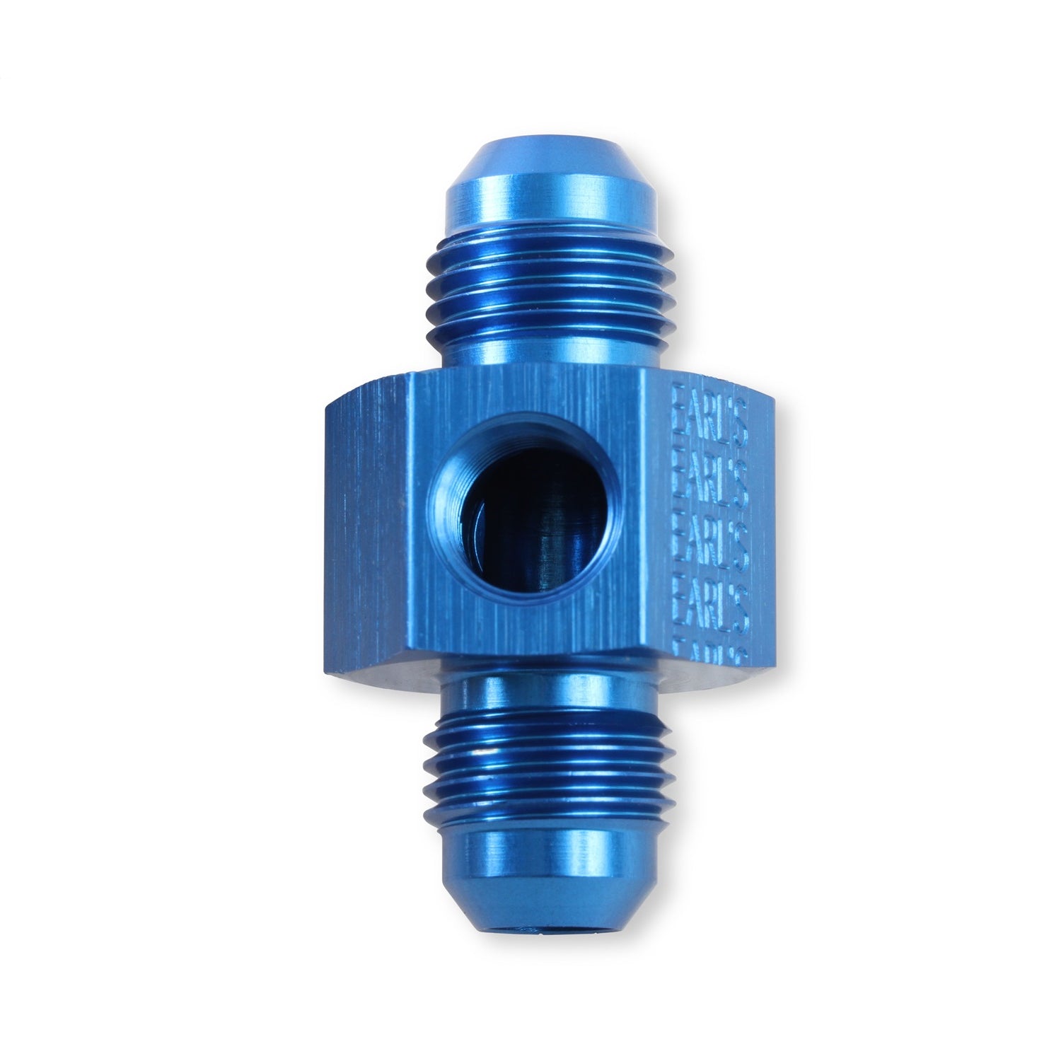 Earl's Pressure Gauge Adapter -08 AN Male to -08 AN Male w/ 1/8" NPT In Hex