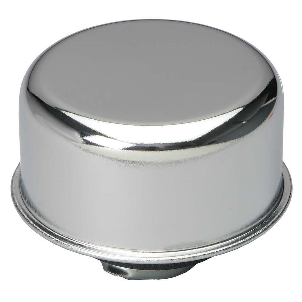 Trans-Dapt Twist-In Round Breather - 1-1/2 in Hole - Chrome