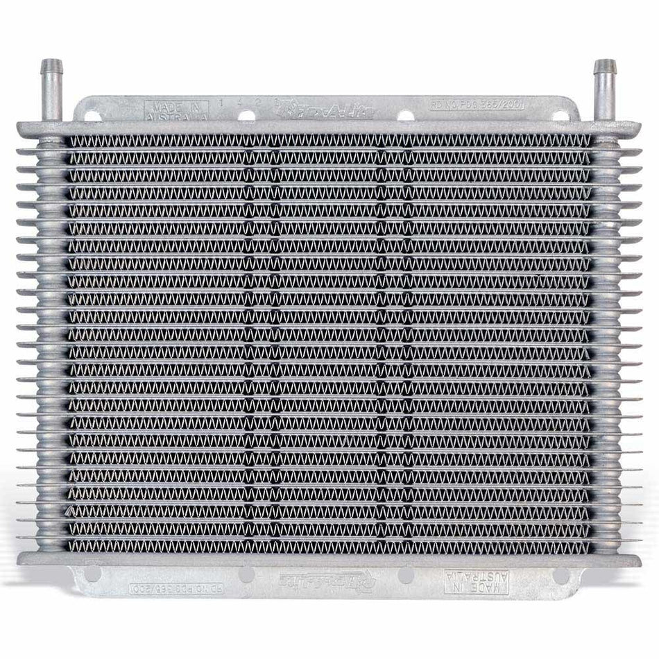 Flex-A-Lite Fluid Cooler - Plate and Fin Type - 23 Row - 3/8" Hose Barb Inlet/Outlet - Fittings/Hardware/Hose - Aluminum - Transmission Fluid
