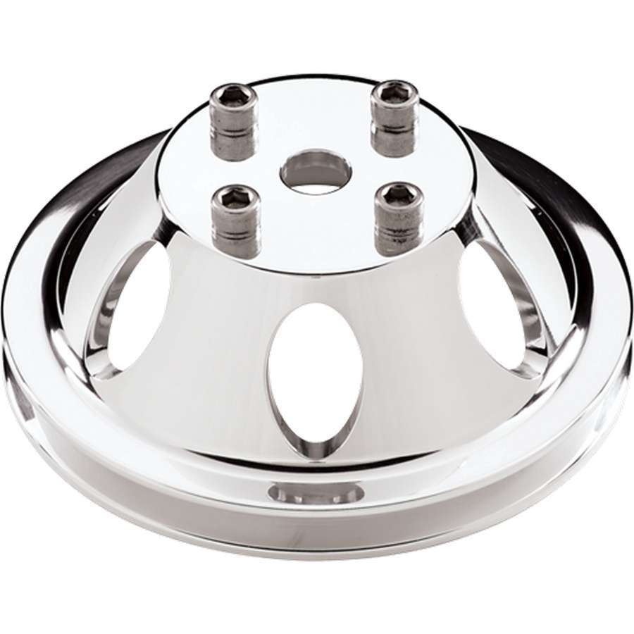 Billet Specialties SB Chevy/BB Chevy Water Pump Pulley - V-Belt - Single Groove - BB Chevy/SB Chevy - Long Pump