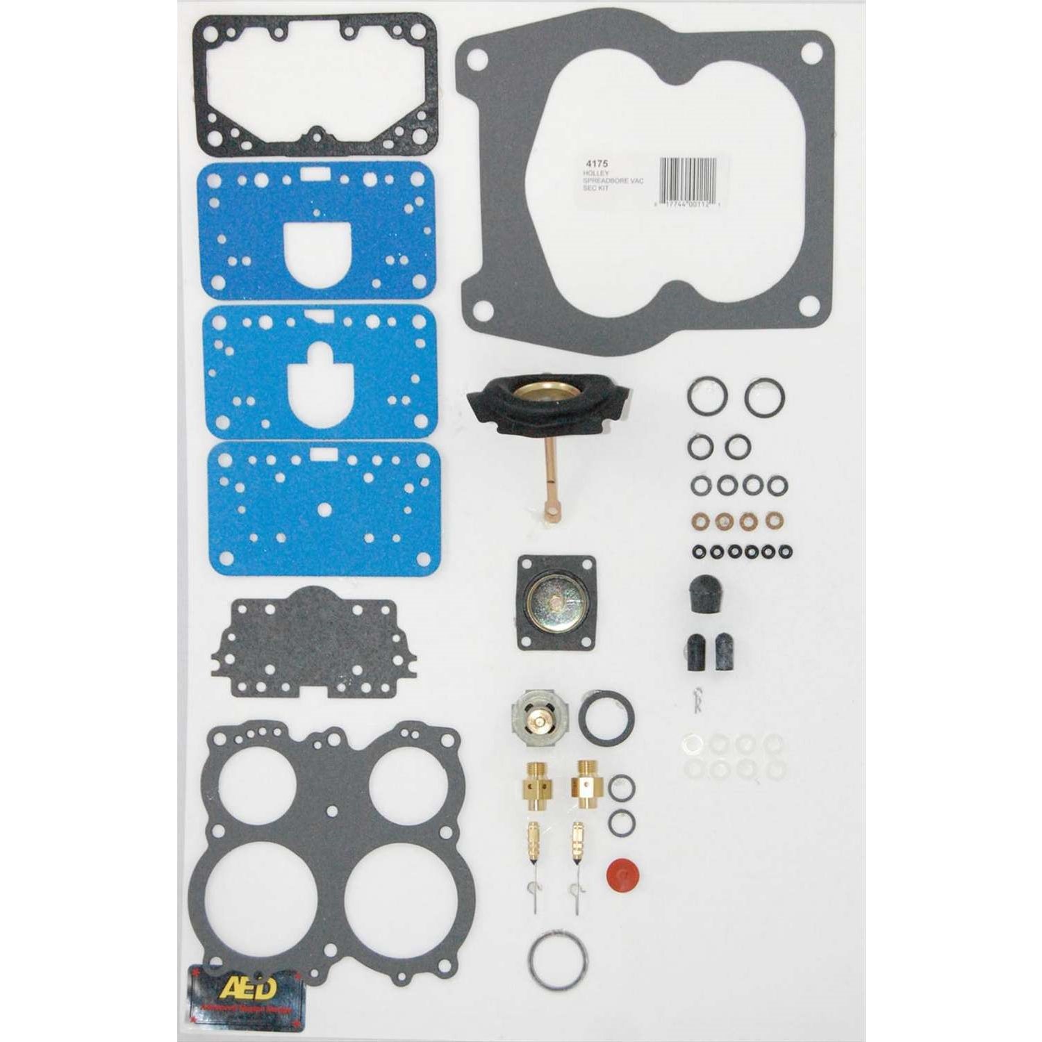 AED Holley 650-600 CFM Spread-Bore Vacuum Secondary Carburetor Rebuild Kit