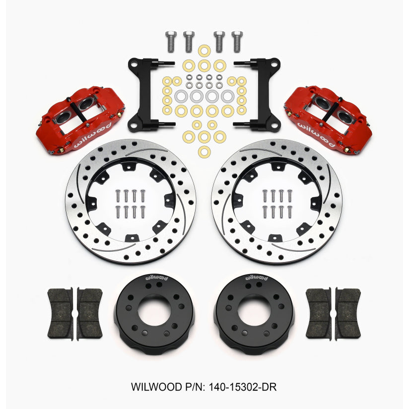 Wilwood Forged Narrow Superlite 4R Front Brake System - 4 Piston Caliper