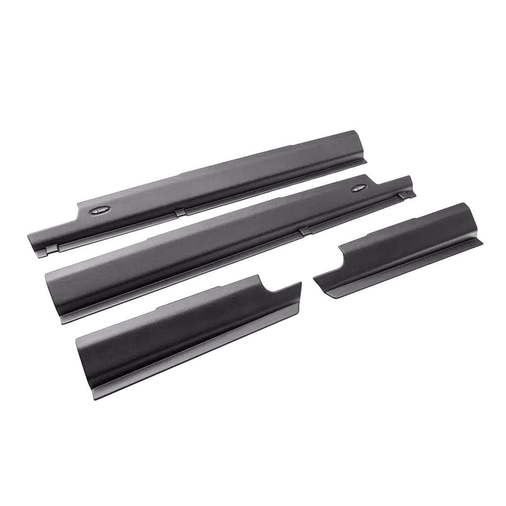 Rugged Ridge Body Armor Rocker Panel Guard - Black - 4-Door - Jeep Wrangler 2018-22
