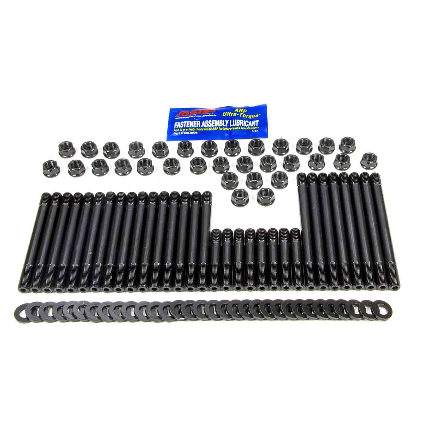 ARP Cylinder Head Stud Kit - Hex Nuts - Chromoly - Black Oxide - Big Block Chevy 235-4113
