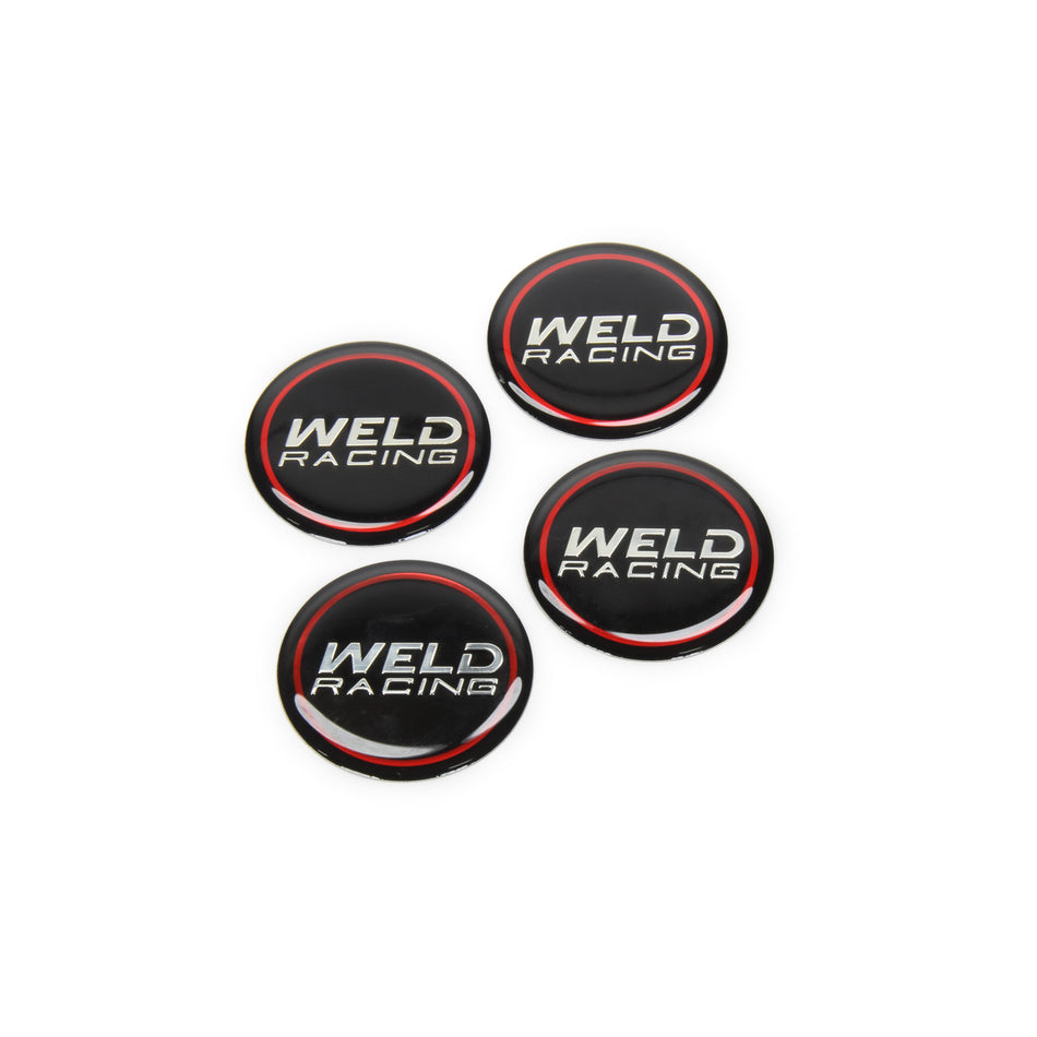 Weld Racing Weld Logo Sticker 2" Diameter Center Caps - Set of 4