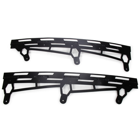 Five Star 2019 Late Model Spoiler Replacement Brackets - 90 Degree - Black - 2-Piece