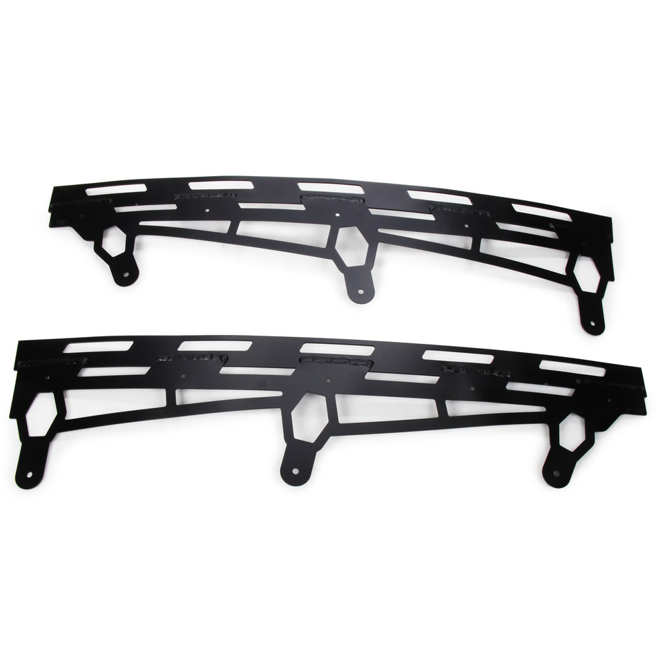 Five Star 2019 Late Model Spoiler Replacement Brackets - 90 Degree - Black - 2-Piece