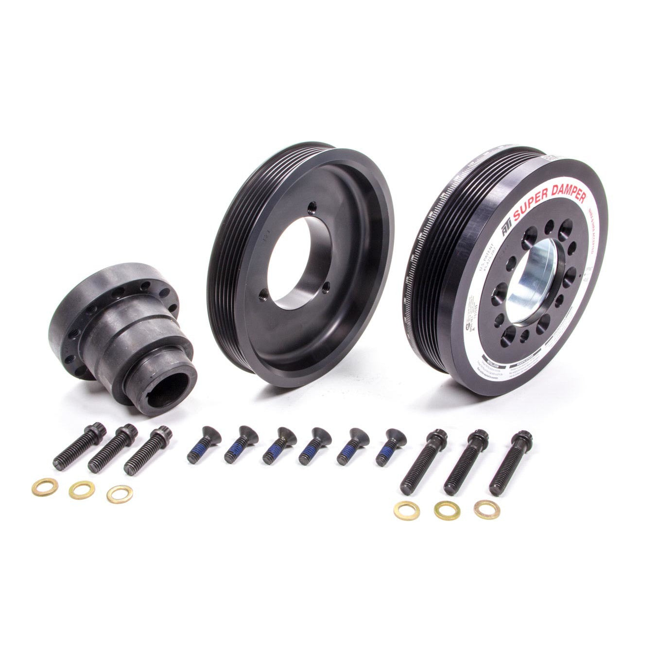 ATI Serpentine SFI 18.1 Super Damper - 6.780 in OD - Black - Internal Balance - Ford Coyote