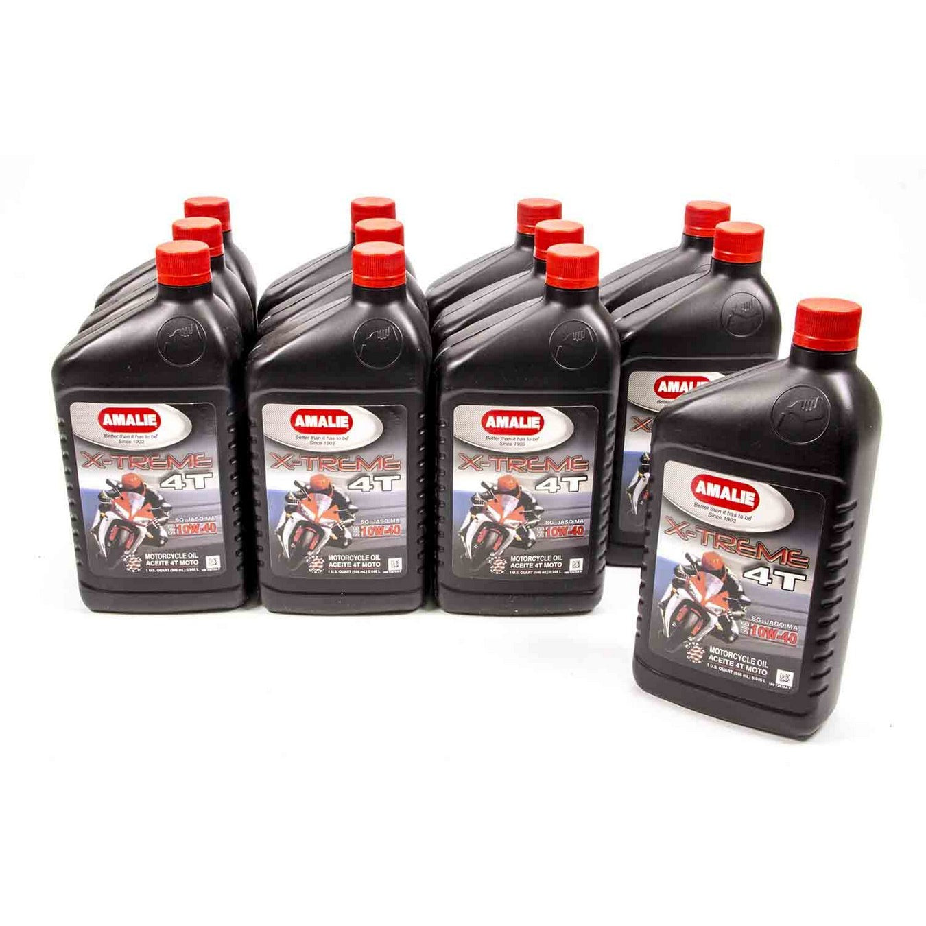 Amalie X-treme 4T Max MC Motorcycle Oil - 10W40 - 1 Qt. Bottle (Case of 12)