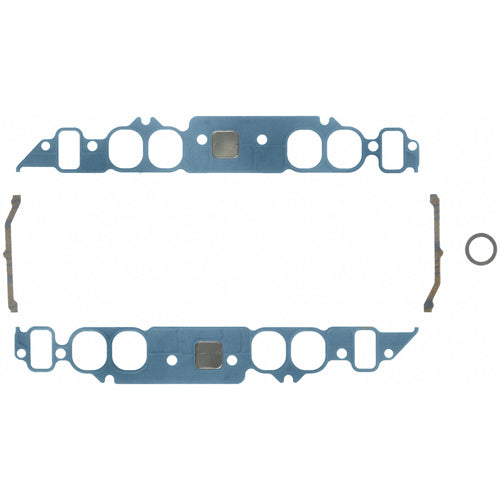 Fel-Pro Intake Manifold Gasket - 0.06 in Thick - 1.82 x 2.05 in Oval Port - Composite - Big Block Chevy