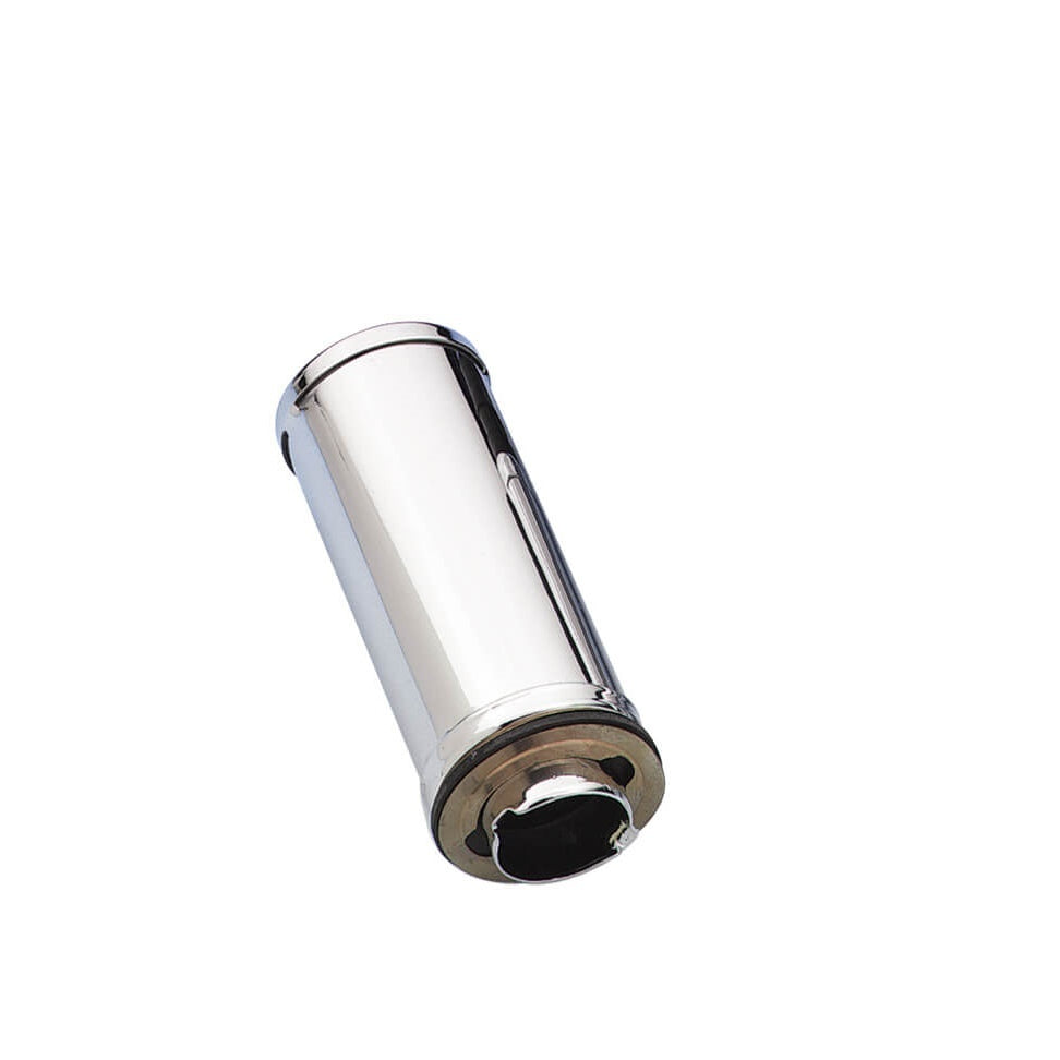 Mr. Gasket Chrome Plated Oil Filler Extension Tube - 4 in.