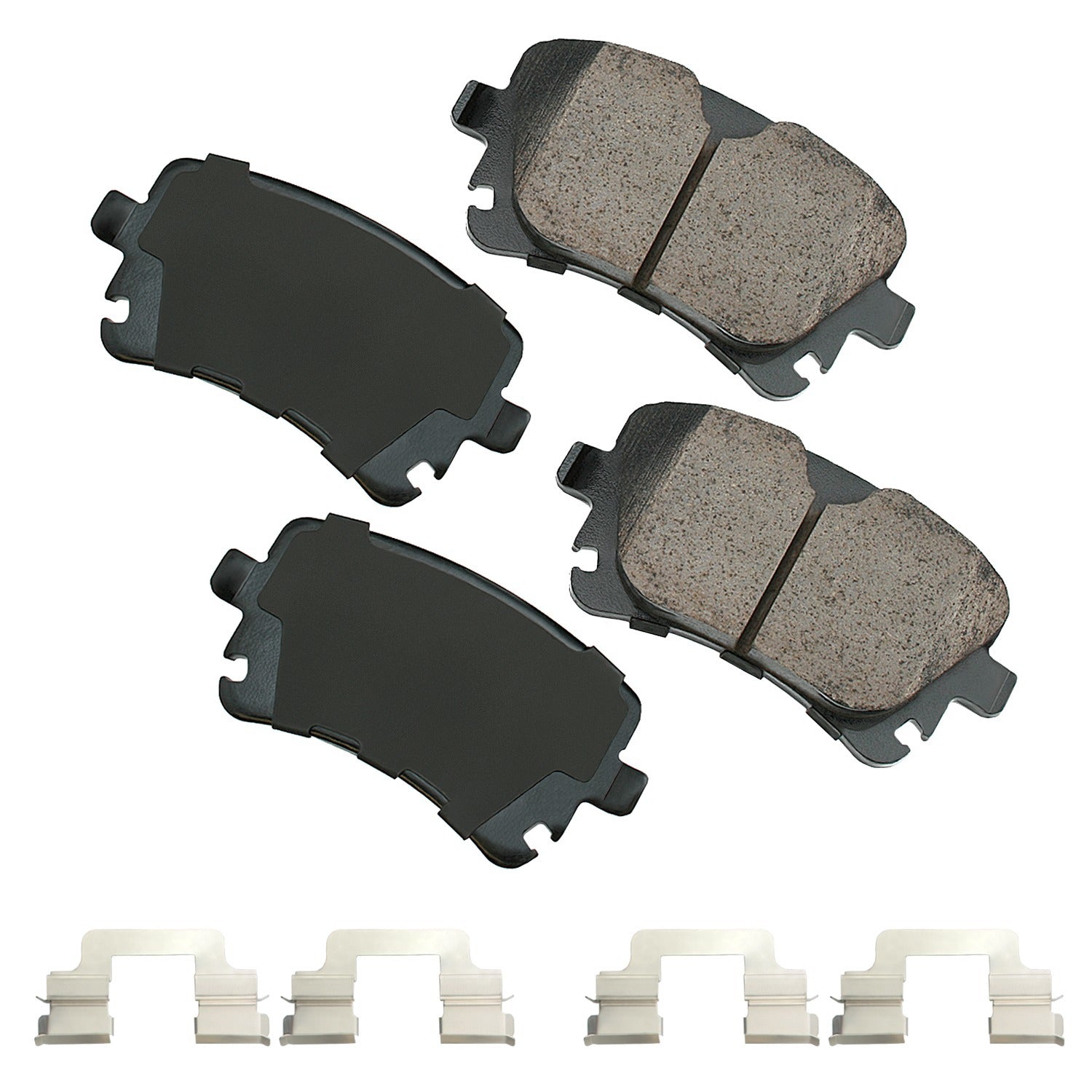 Akebono Brakes Euro Rear Brake Pads - Audi Quattro 2005-11 (Set of 4)