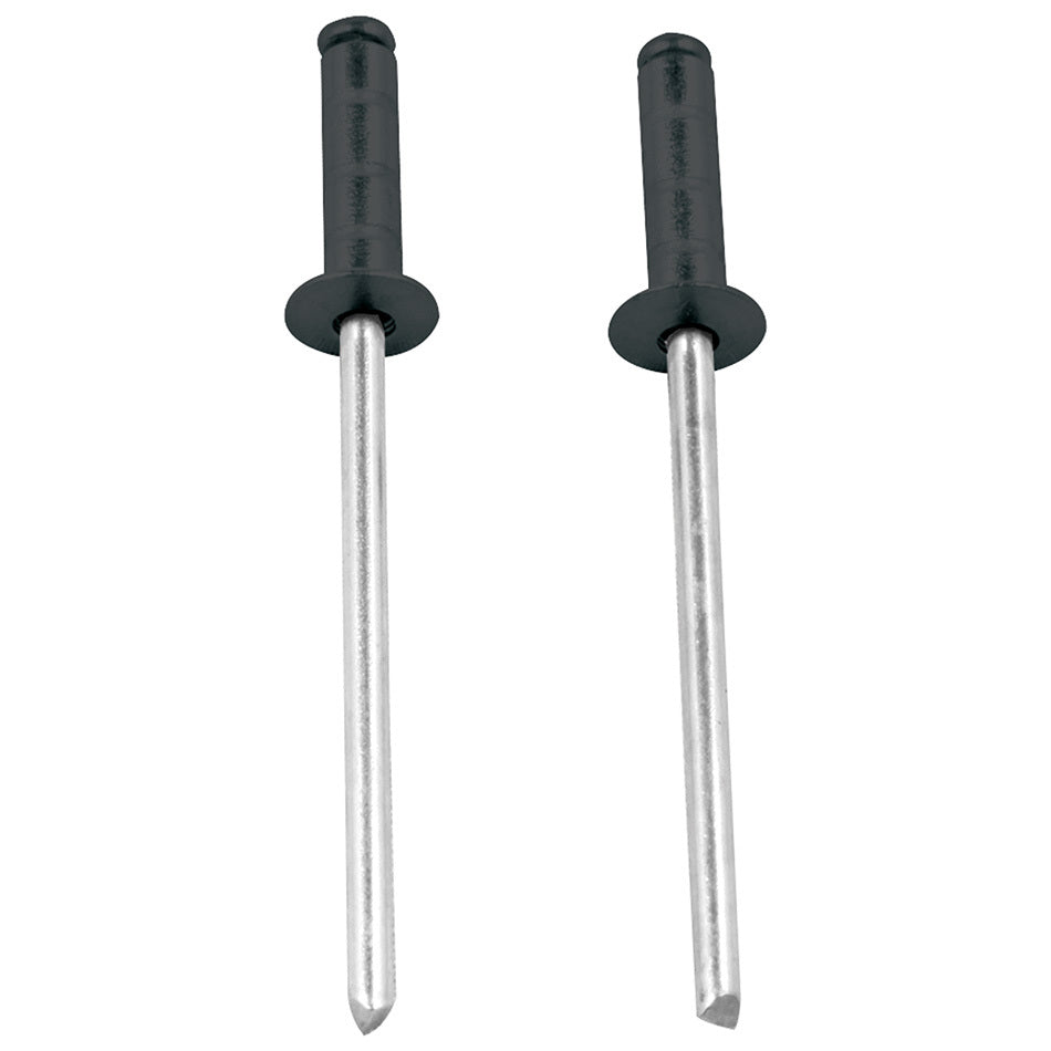 Allstar Performance Multi-Grip Rivet - 3/8" Head - 1/8" Steel Mandrel - Black (Set of 250)