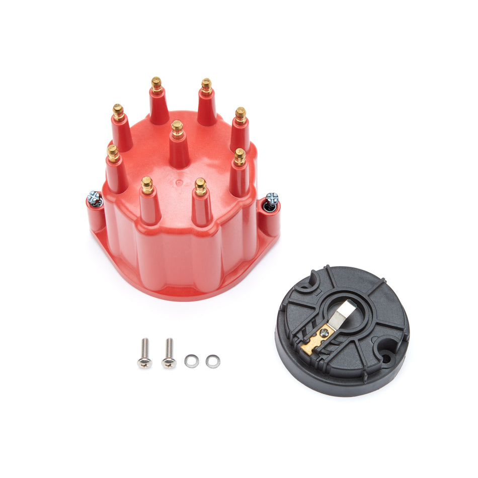 PerTronix Distributor Cap & Rotor Kit - Red w/ Male Tower