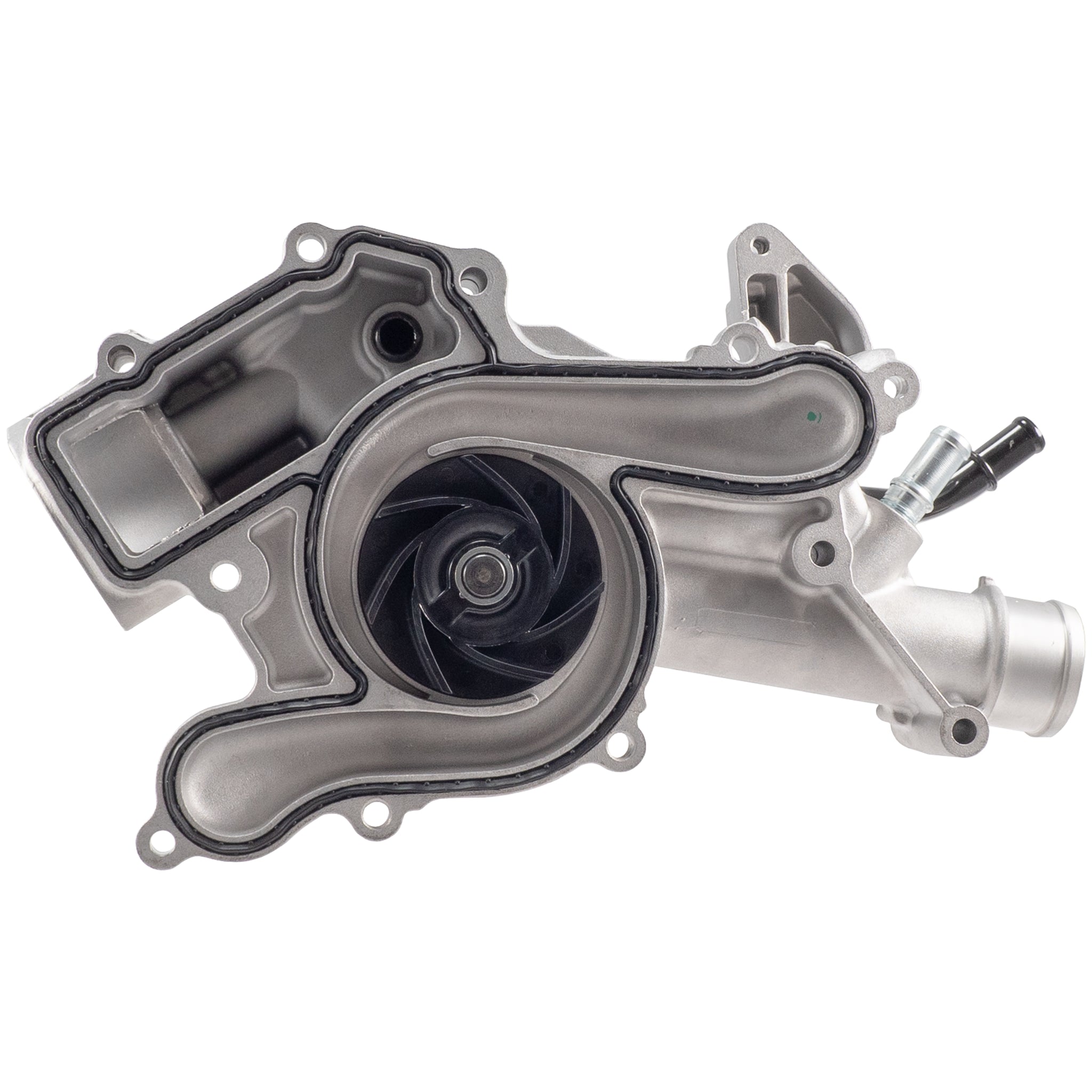 Melling Water Pump - Black Pulley - 4.67 in Hub Height - Mopar Gen III Hemi