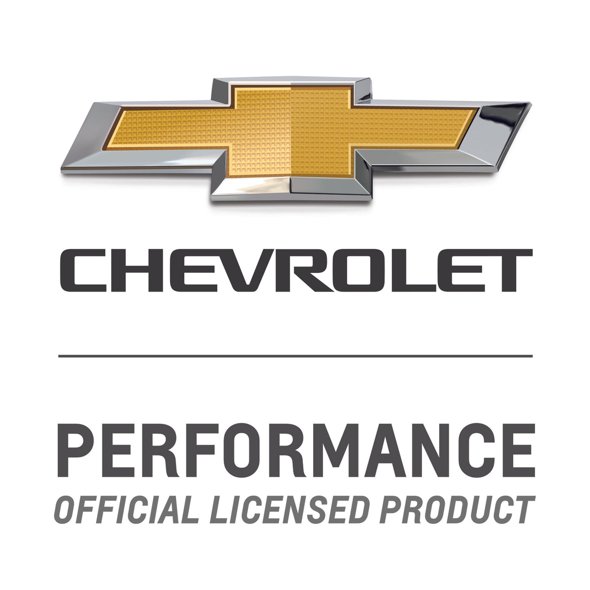 Proform Performance Parts Slant-Edge Valve Covers Tall Baffled Breather Hole - Raised Chevrolet Bowtie Logo - Natural