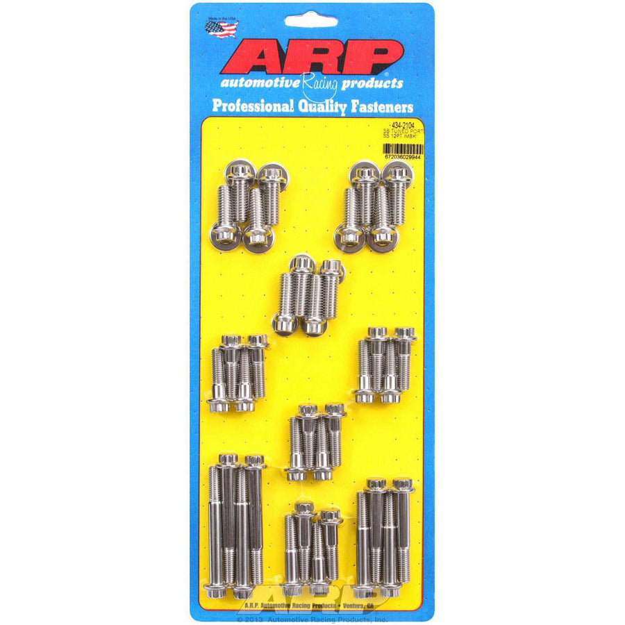 ARP Intake Manifold Bolt Kit - 12 Point Head - Polished - GM TPI - Small Block Chevy