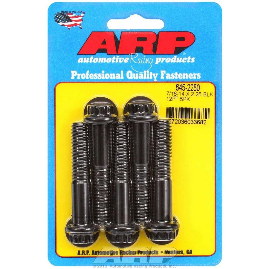 ARP Bolt Kit - 12 Point (5) 7/16-14 x 2.250