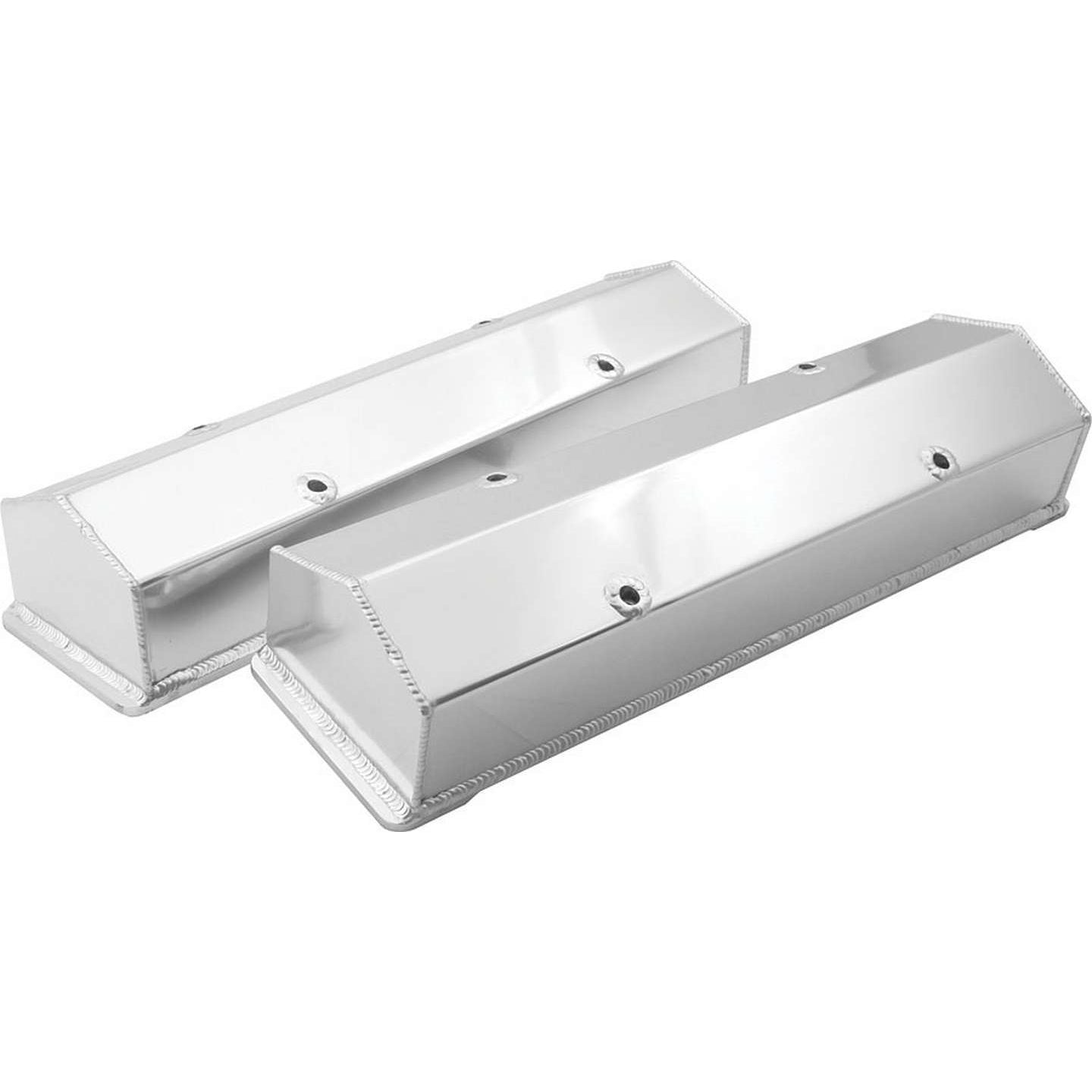Allstar Performance Tall Fabricated Valve Cover - Small Block Chevy - Pair