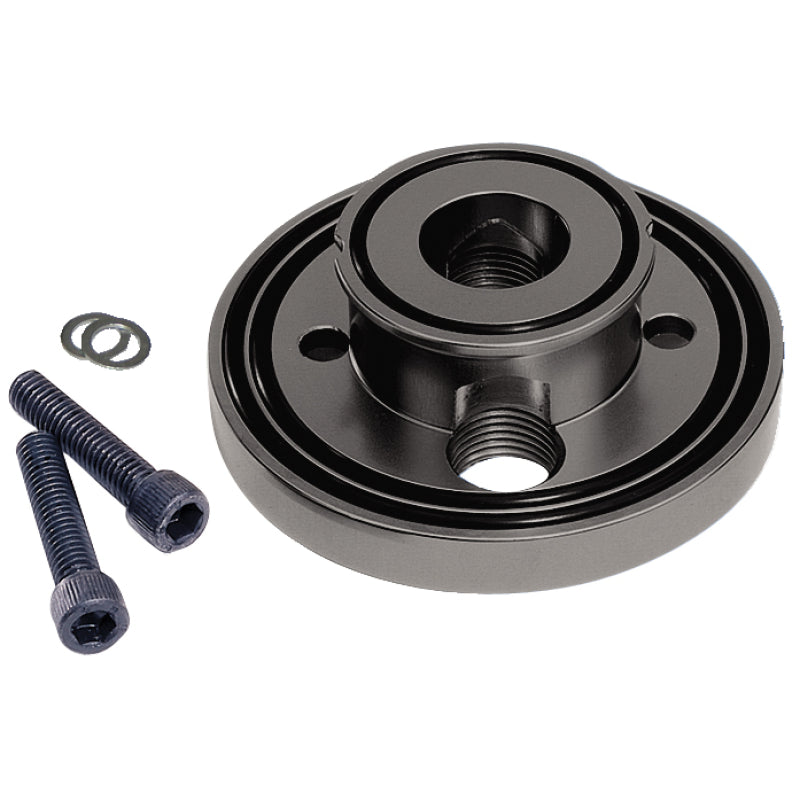 Moroso Chevy Billet Oil Filter Block-Off Plate