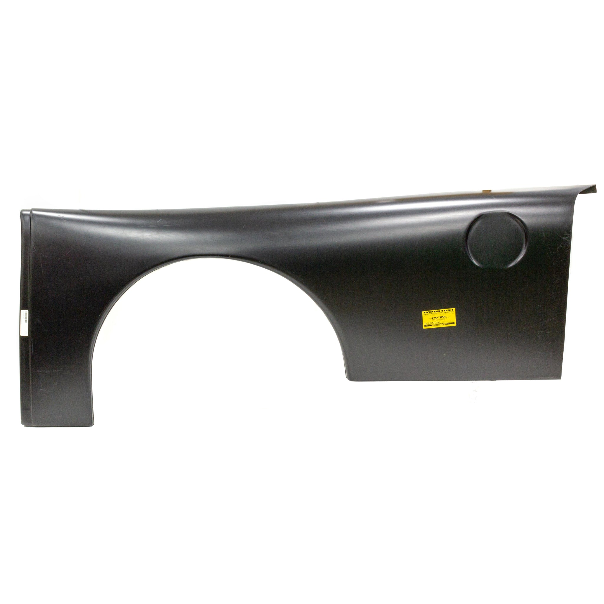 Five Star ABC Plastic Quarter Panel - Greenhouse Style Body - Black - Left (Only)