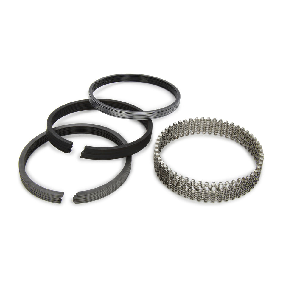 JE Pistons ProSeal Series Piston Rings - 4.625" Bore - File Fit - 1/16 x 1/16 x 3/16" Thick - Low Tension - Plasma Moly - 8 Cylinder