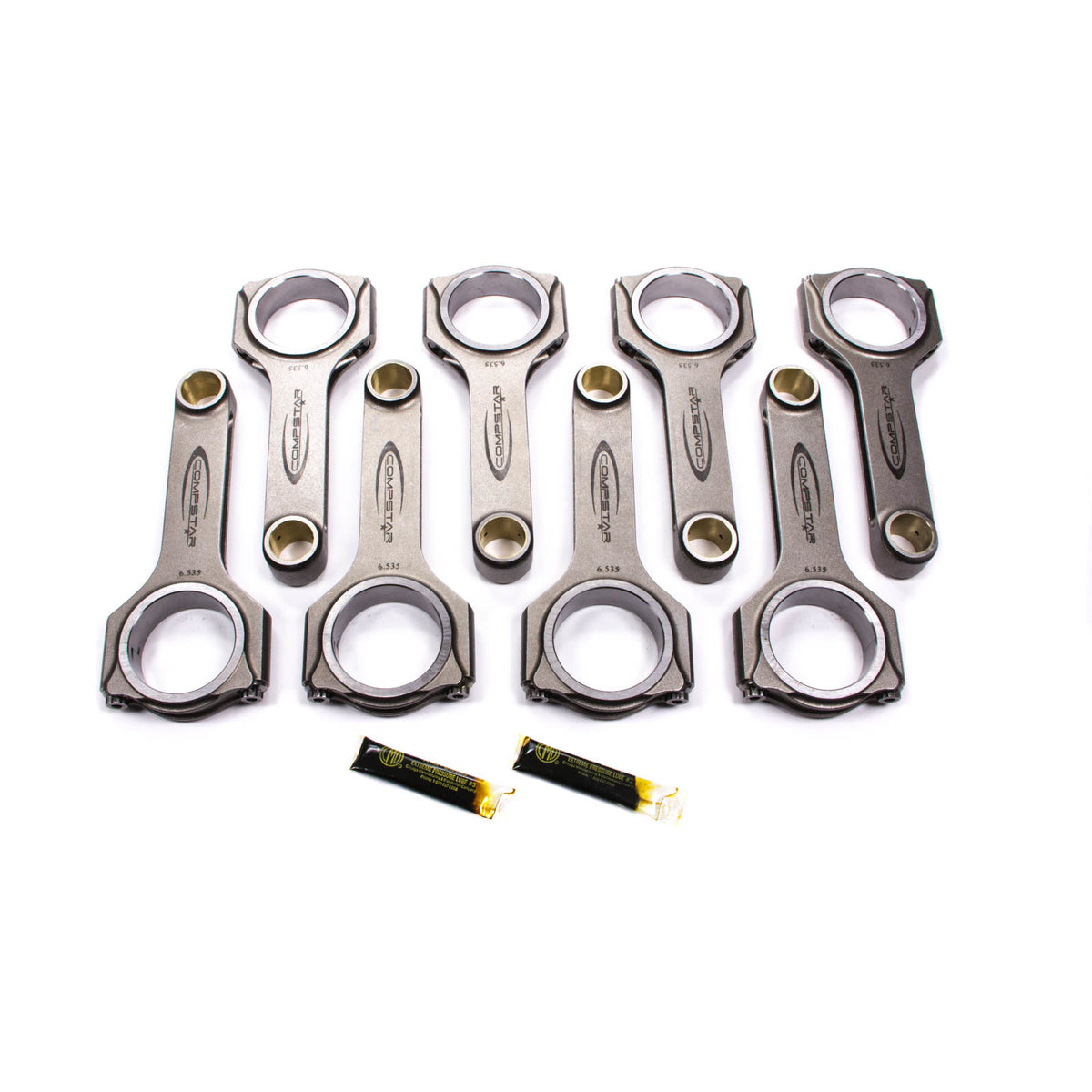 Callies Performance Products Compstar Connecting Rod H Beam 6.385" Long Bushed - 7/16" Cap Screws