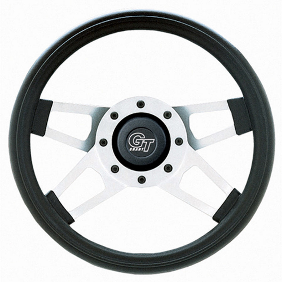 Grant Challenger Series Steering Wheel - 13 1/2" - Black / White