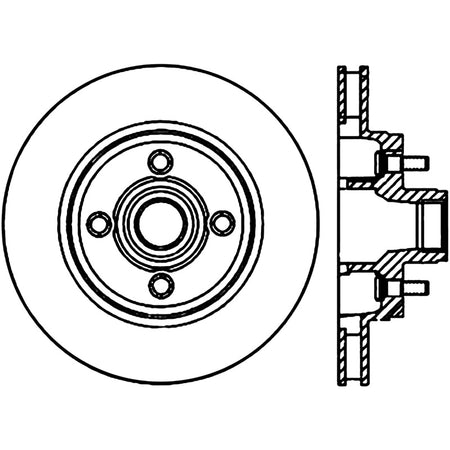 StopTech Sport Cryo Brake Rotor - Front