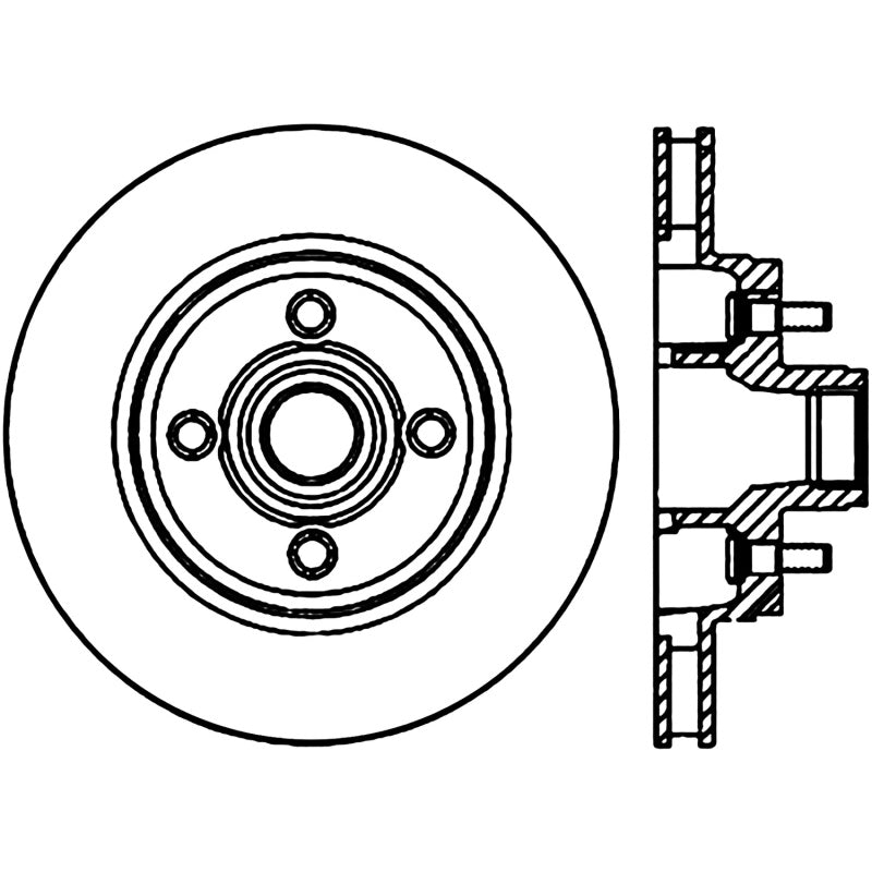 StopTech Sport Cryo Brake Rotor - Front