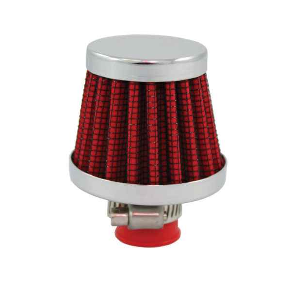 Specialty Products Clamp-On Conical Breather - 1/2 in OD Tube - Red