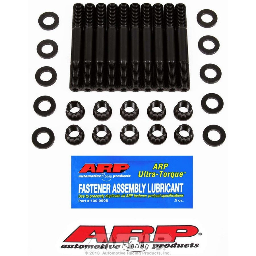 ARP Main Stud Kit - 12 Point Nuts - 2-Bolt Mains - Chromoly - Black Oxide - Ford 4-Cylinder