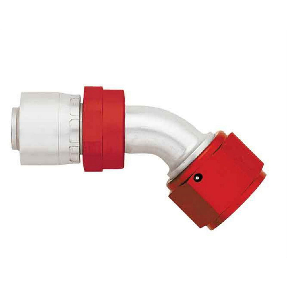 Aeroquip Lightweight Aluminum -20 AN 45 Crimp Swivel Hose End