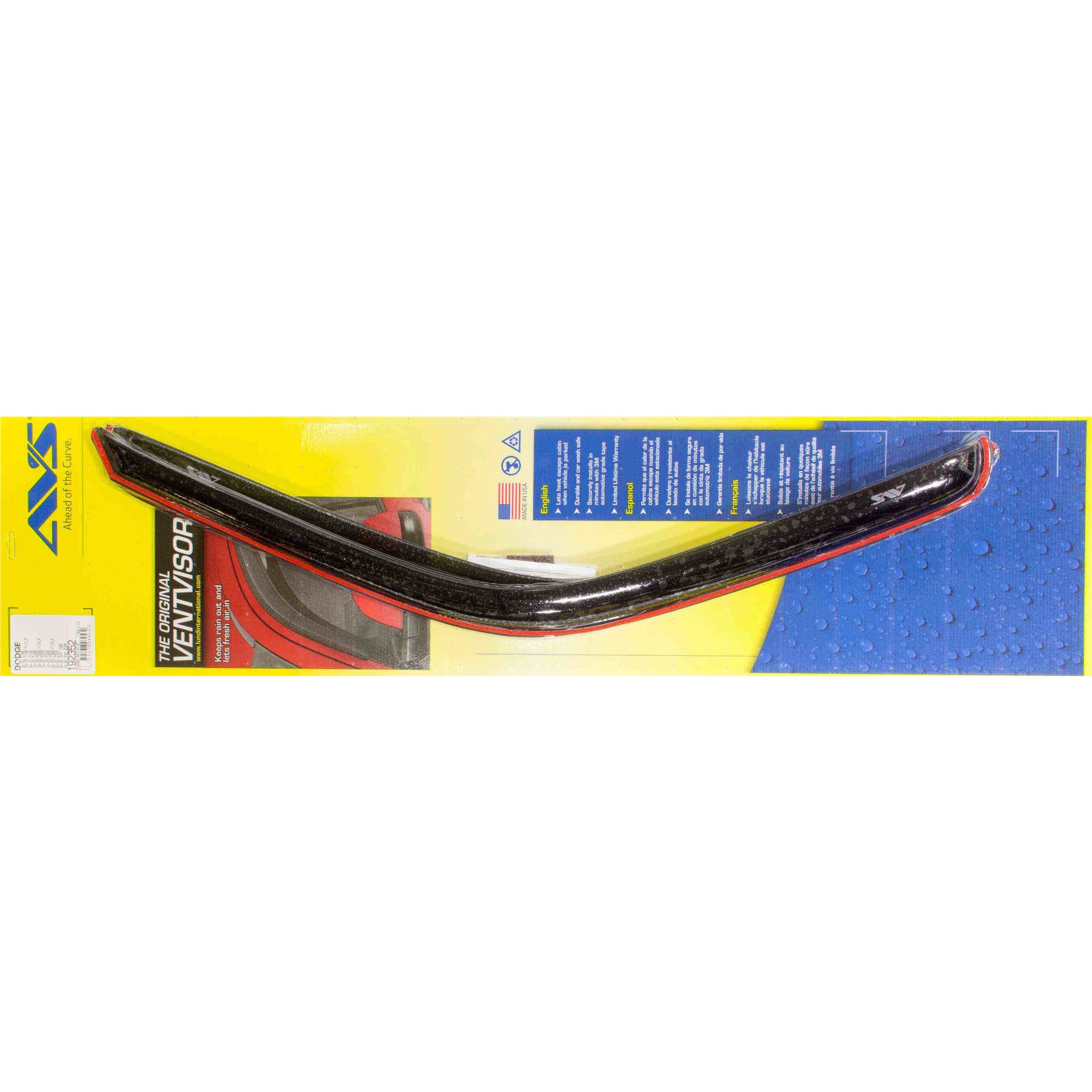 Auto Ventshade Front In-Channel Ventvisor - Stick-On