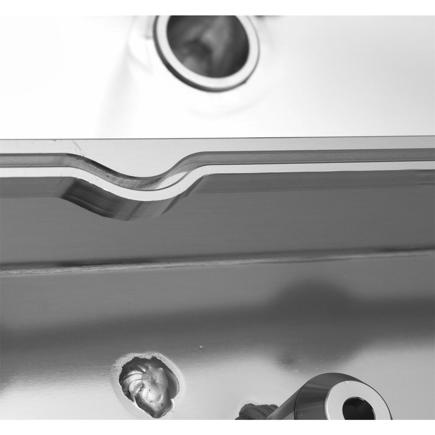 Sniper Fabricated Aluminum LS Valve Covers - Silver