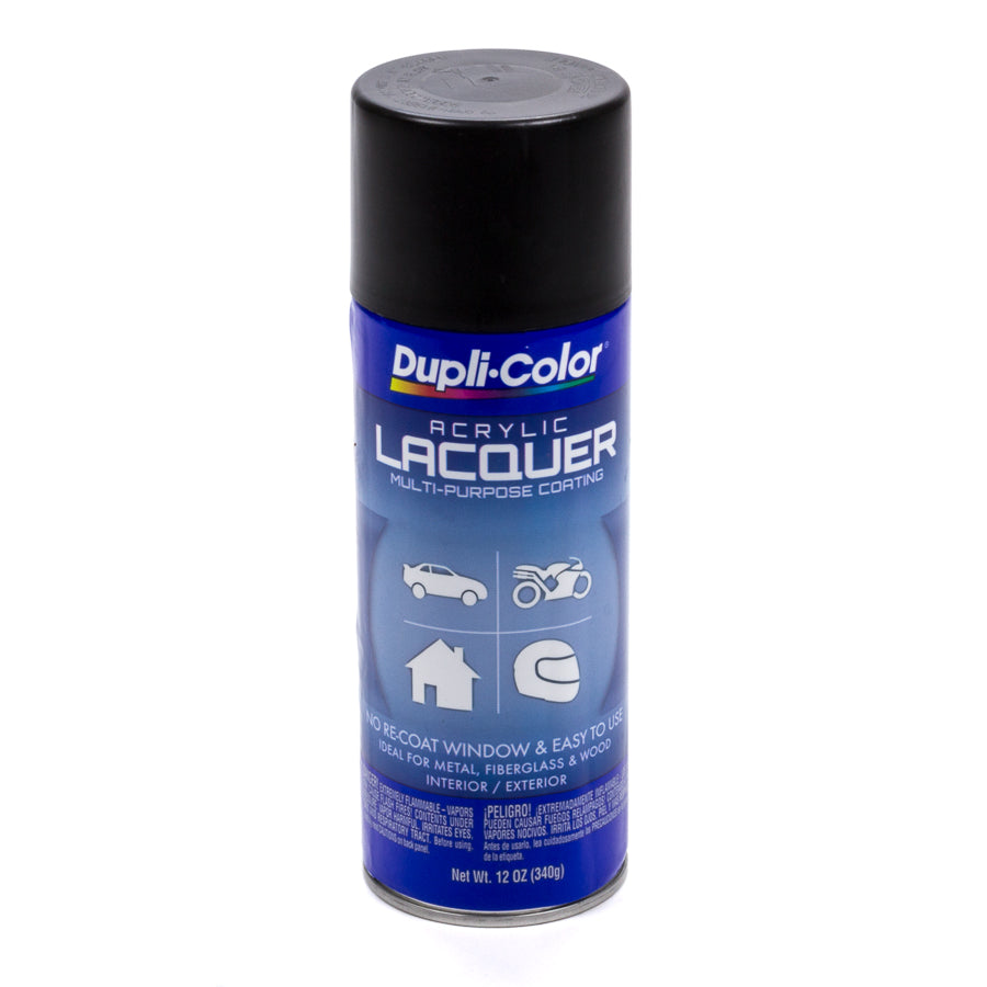 Dupli-Color Premium Lacquer - 12 oz. Can - Semi Gloss Black