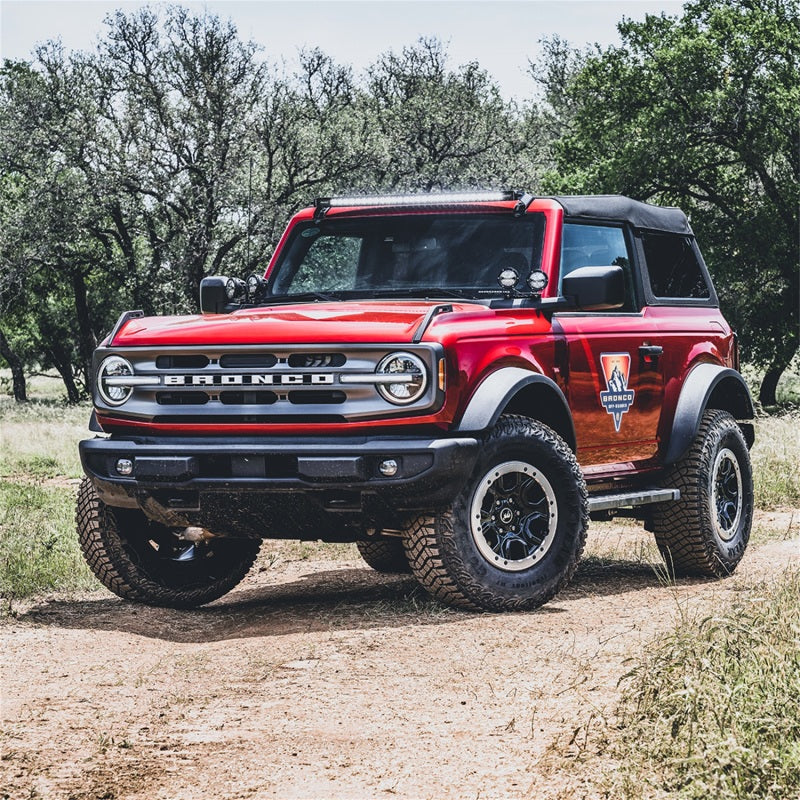 Rigid Industries Roof Light Bar Mount - Stainless - Black - Ford Midsize SUV 2021