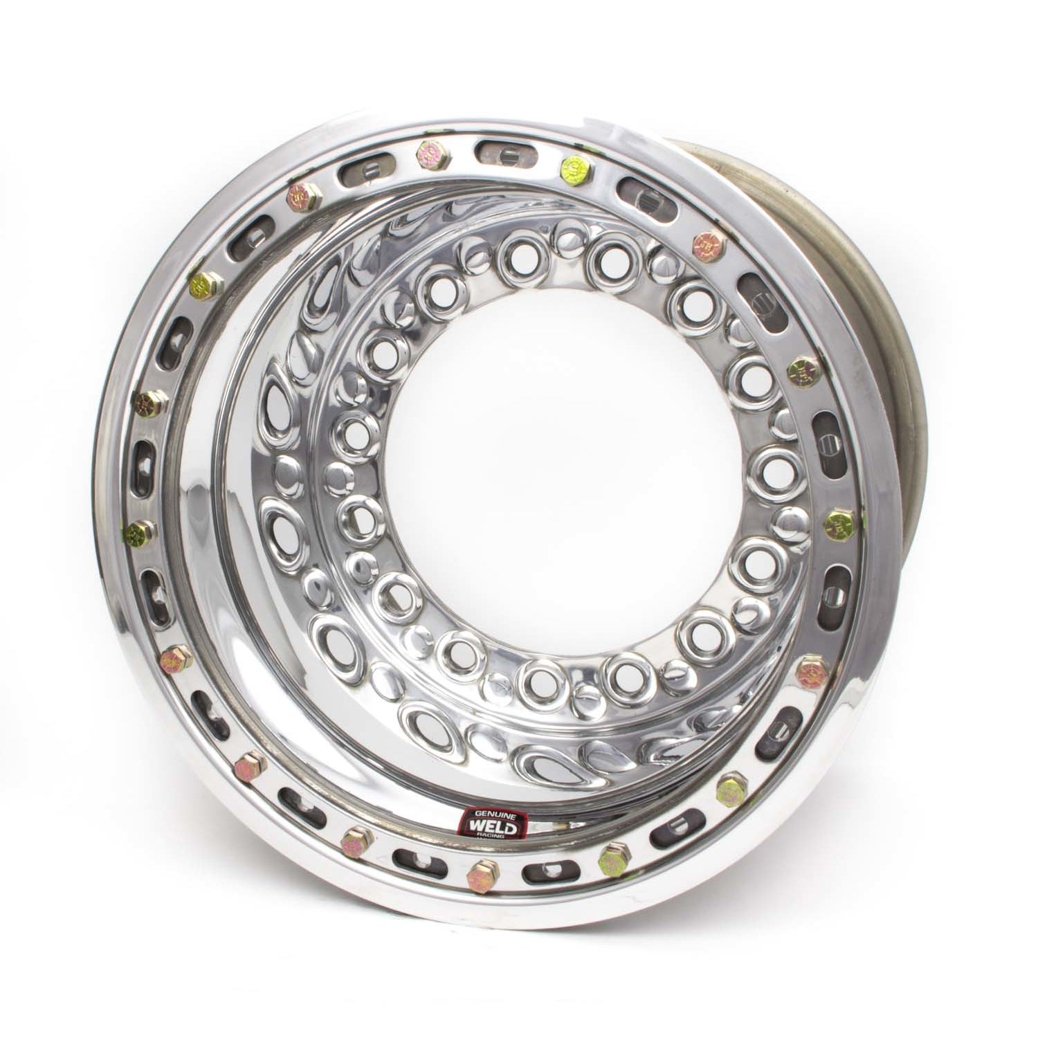 Weld Wide 5 XL Aluminum Beadlock Wheel - 15" x 12" - 5" Back Spacing