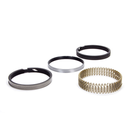 Hastings Tough Guy Racing File-Fit Piston Ring Set - Bore Size: 4.125" Top Ring: 1/16", Second Ring: 1/16", Oil Ring: 3/16"