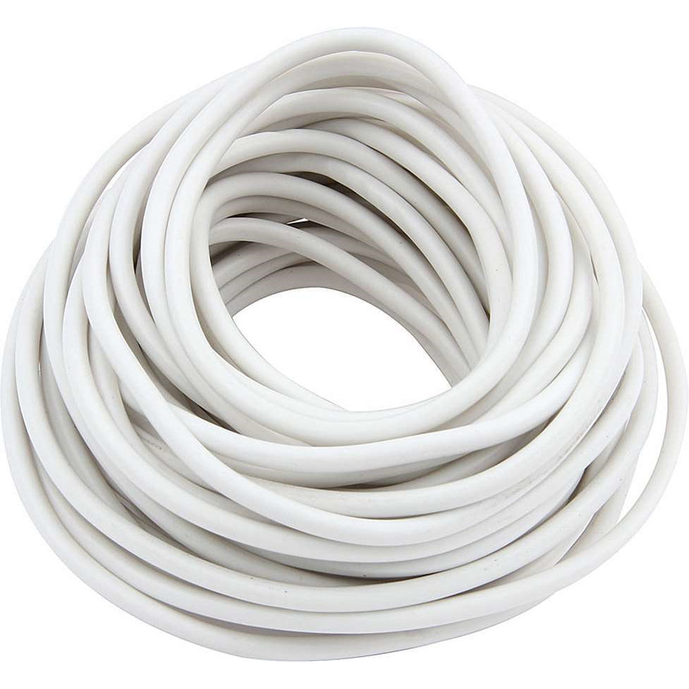 Allstar Performance Primary Wire - White - 50' Coil - 20AWG