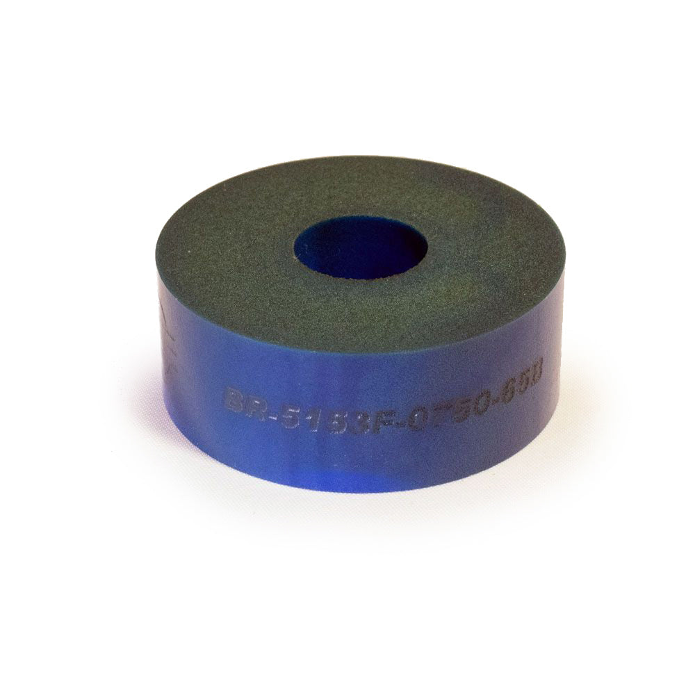 RE Suspension 5150 Bump Stop Puck - 2" OD - 1/2" ID - 3/4" Tall - 65 Durometer - Foam - Blue
