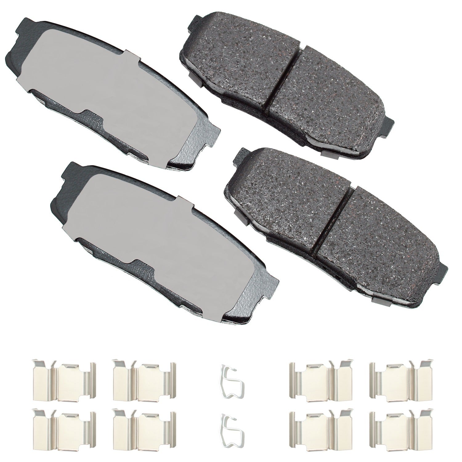 Akebono Brakes ProACT Rear Brake Pads - Lexus LX570 2008-11/Toyota Land Cruiser 2013-19 (Set of 4)