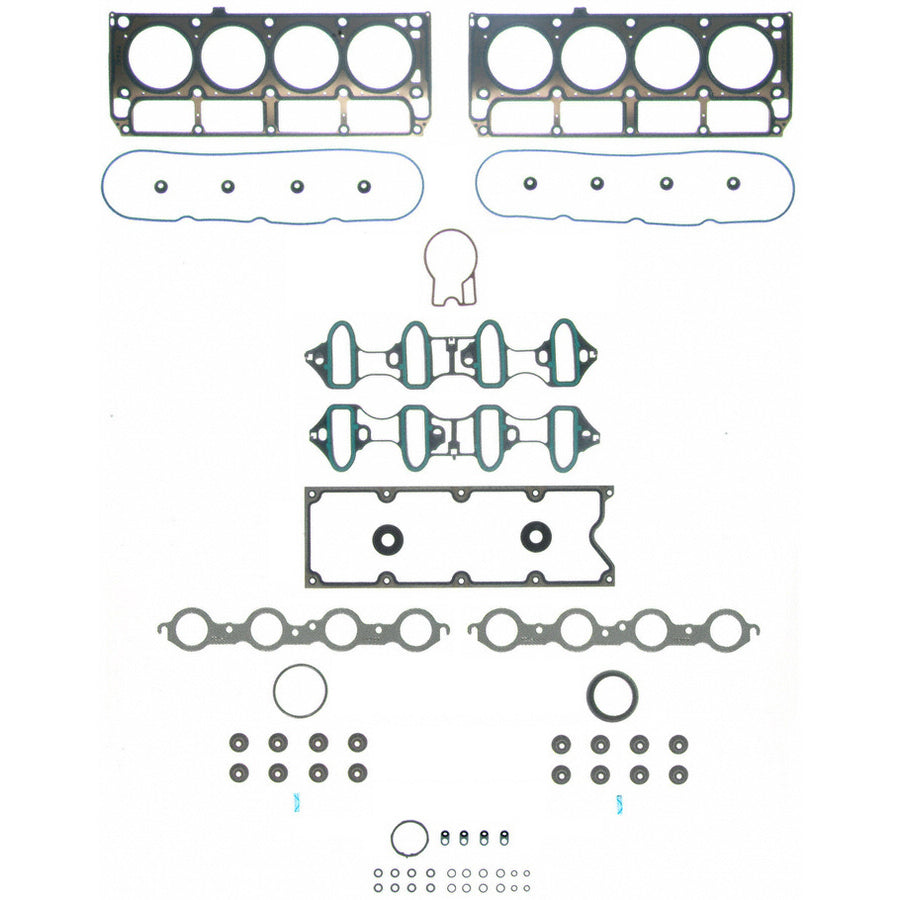 Fel-Pro Top End Engine Gasket Set - Top-Hat Valve Stem Seals - GM LS-Series HS 26191 PT-1