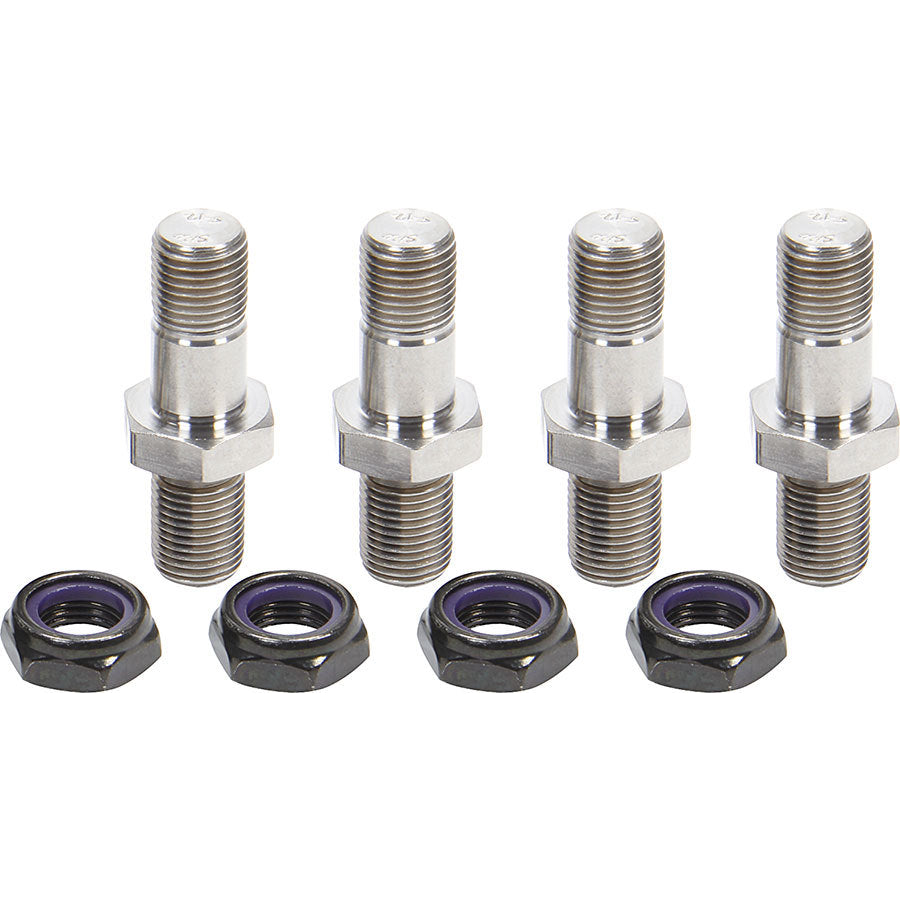 Allstar Performance Titanium Shock Stud Kit - For Frame Boss And Spuds