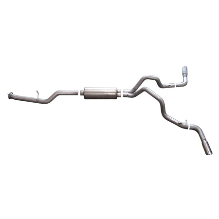 Gibson Performance Dual Extreme Exhaust System Cat Back 3-1/2 and 3" Tailpipe 4" Tips - Stainless